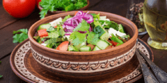 طريقة تحضير سلطة مغربية شهية ومبتكرة طريقة تحضير سلطة مغربية شهية ومبتكرة